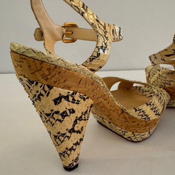 PRADA Snakeskin Platforms - Picture 8 of 16